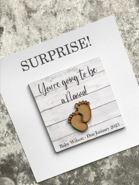 Baby Announcement Card & Magnet
