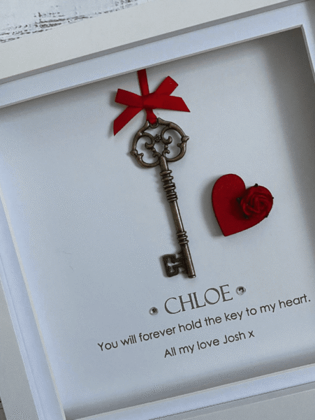 Key To My Heart Gift Frame
