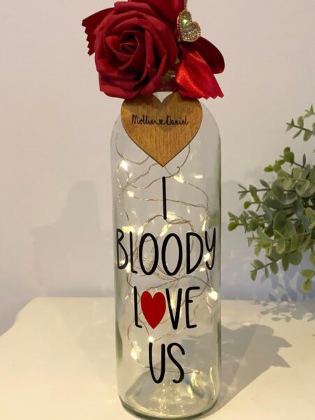 Light Up Wine Bottle Gift For Couples