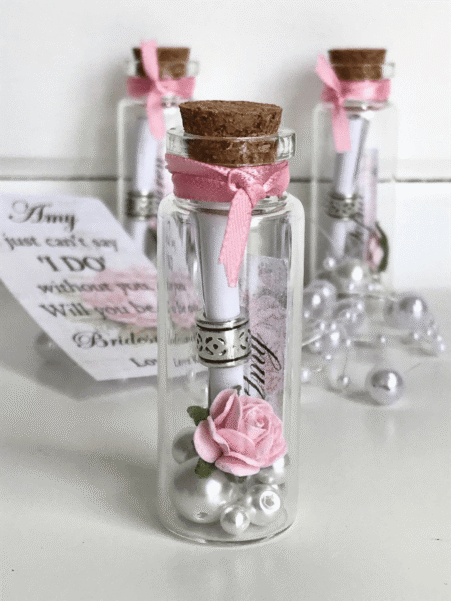 Message In A Bottle Will You Be My Bridesmaid?