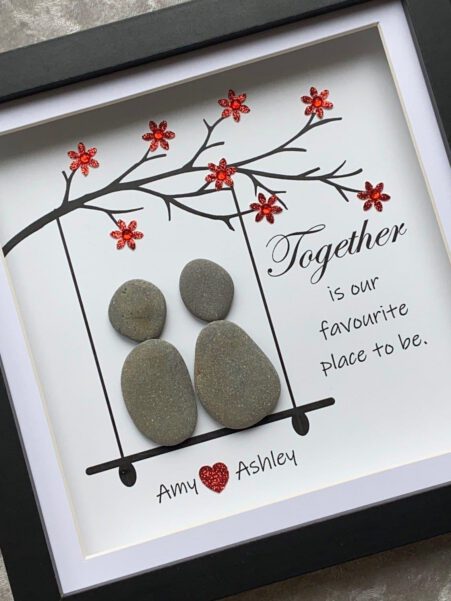 Personalised Pebble People Gift Frame
